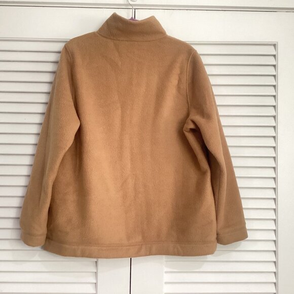 J. Crew Women’s Fleece Sherpa Button Front Tunic Pullover Size L - Picture 4 of 13
